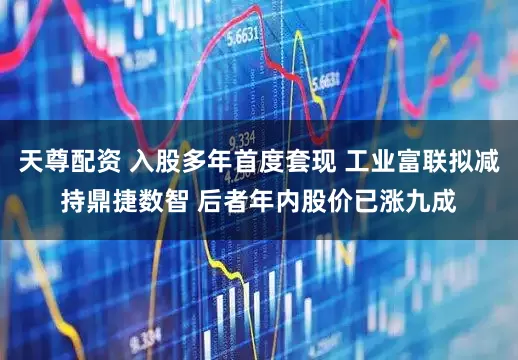 天尊配资 入股多年首度套现 工业富联拟减持鼎捷数智 后者年内股价已涨九成